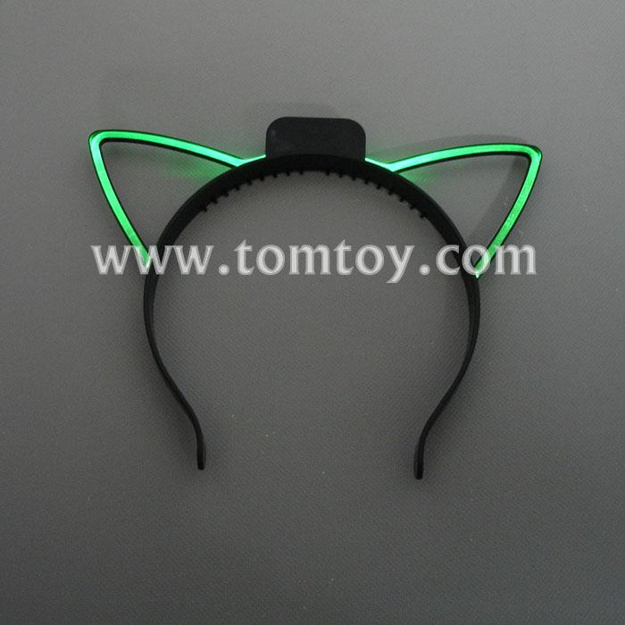 Fiber Optic Light Up Cat Ears HeadbandTomtoy