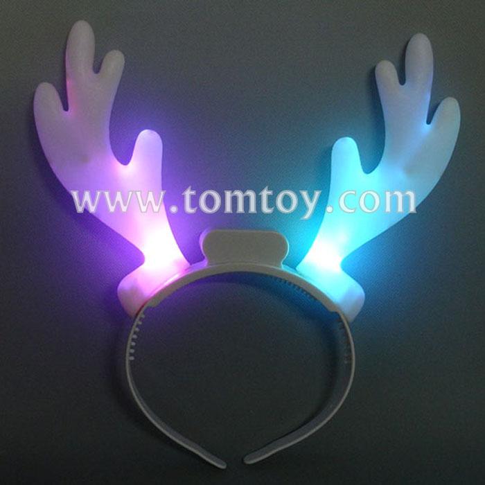 LED Reindeer Horns HeadbandTomtoy