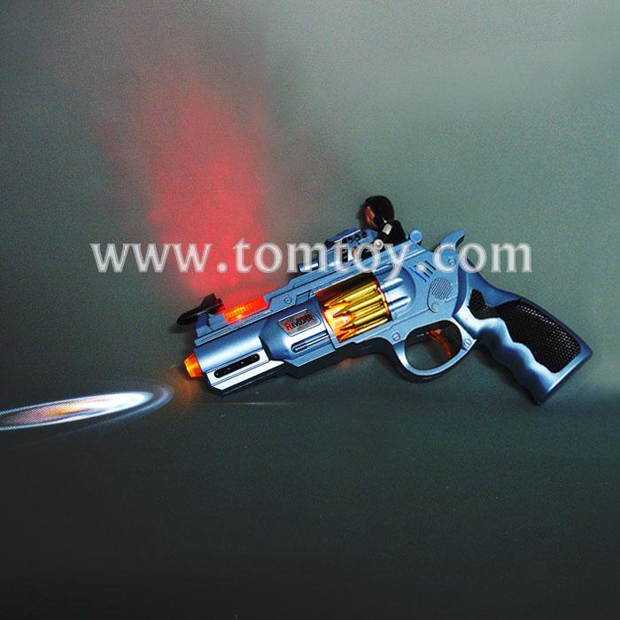 Light Up Space Toy Gun With Spinning LEDsTomtoy