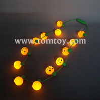 13 lights orange pumpkin necklace tm101-161-or