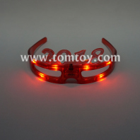 2018 flashing red led glasses tm02640