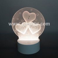 3d i love you led night light tm09132