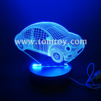 3d led car shaped night light tm00585