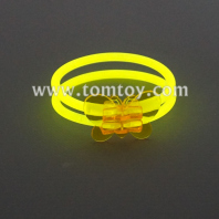 50pcs-pack glow butterfly bracelets tm03636-yl