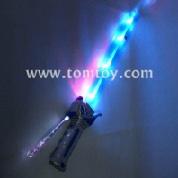 6 led flashing fiber shark pirate saber tm090-013