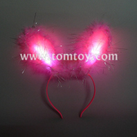 6led light up bunny ears premium tm102-025-pk