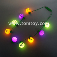 9 led pumpkin string bulb necklace tm02812
