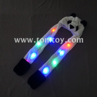 animal light up panda scarf hat tm-050
