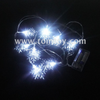 battery powered snowflake led string lights tm06884