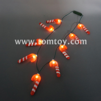 candy cane christmas led necklace tm05873