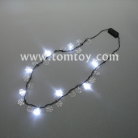 christmas snow led necklace tm02778