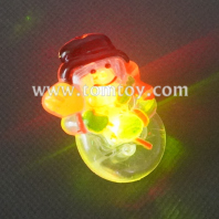 christmas snowman led badge tm08878