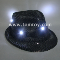 classic led light up fedora hats tm000-049-bk