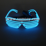 el wire light up shutter glasses tm109-001-bl