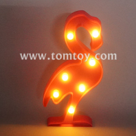 flamingo marquee led night light tm06497