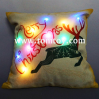 flashing christmas reindeer pillows tm03264