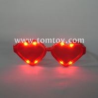 flashing heart-shaped led glasses tm00876