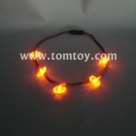 flashing pumpkin necklace tm041-058