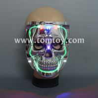 halloween led light up skull mask tm00275