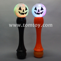 halloween pumpkin led bubble wand tm04498