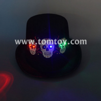 halloween skull light up hat tm04697