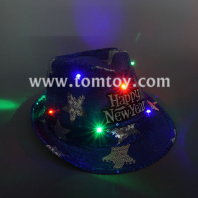 happy new year light up fedora hat tm03145-bl