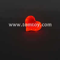 heart-shaped led badge tm04053