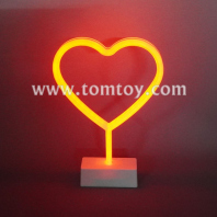 heart shaped led neon light sign tm07140