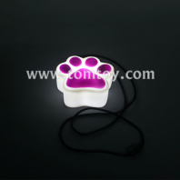 led bears paw necklace tm00078