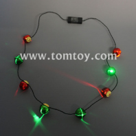 led christmas bells necklace tm03651