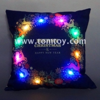 led christmas navy blue cushion tm03263