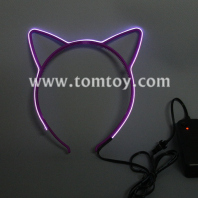 led el wire cat ears headbands tm109-017-pur