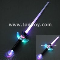 led expandable skull pirate sword with prism ball tm02602