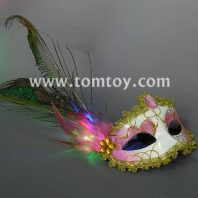 led fantasy feather masks tm179-010-pk