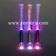 led fiber optic unicorn wand with ball tm03308
