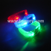 led flashing bracelet wristband tricolor tm-062d