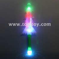 led flashing christmas tree wand with prism ball tm04024