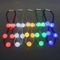 led flashing disco ball necklace tm02722