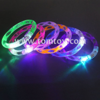 led flashing light up helix bubble party favors bracelets wristbands tm02528