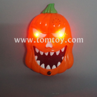 led flashing pumpkin doorbell scary sounds tm277-014