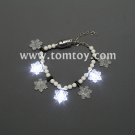 led flashing snowflake bracelet tm01100