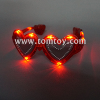 led heart sunglasses - red tm250-002