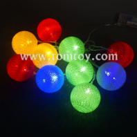 led knitted ball light string tm04436