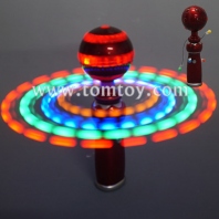 led light up disco ball spinner tm03070-rd