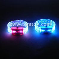 led light up flashing wristbands multicolor bracelet parties birthdays events bracelet tm02093