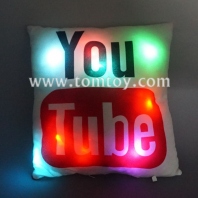 led light up plush youtube cushion tm03186