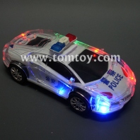 led light up police car tm284-001