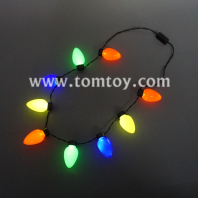 led multicolor bulb necklace tm02856