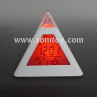 led pyramid alarm clock tm08939
