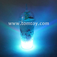 led rabbit double walled cup with straw tm08559